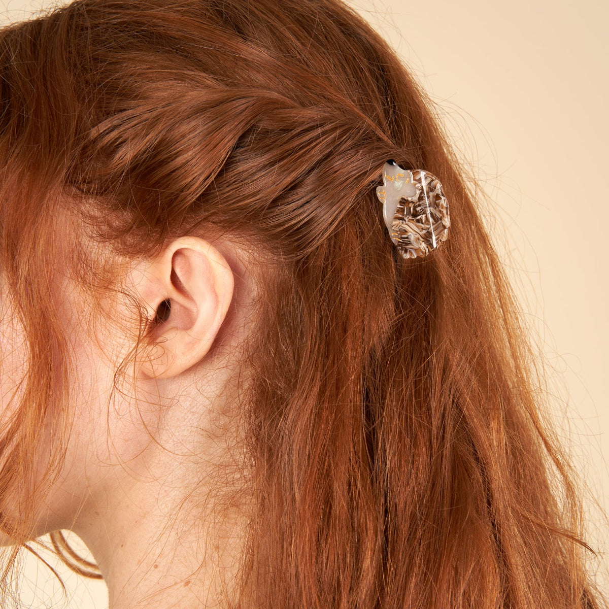 Mini pince à cheveux Hérisson gris Coucou Suzette – vue complémentaire 8
