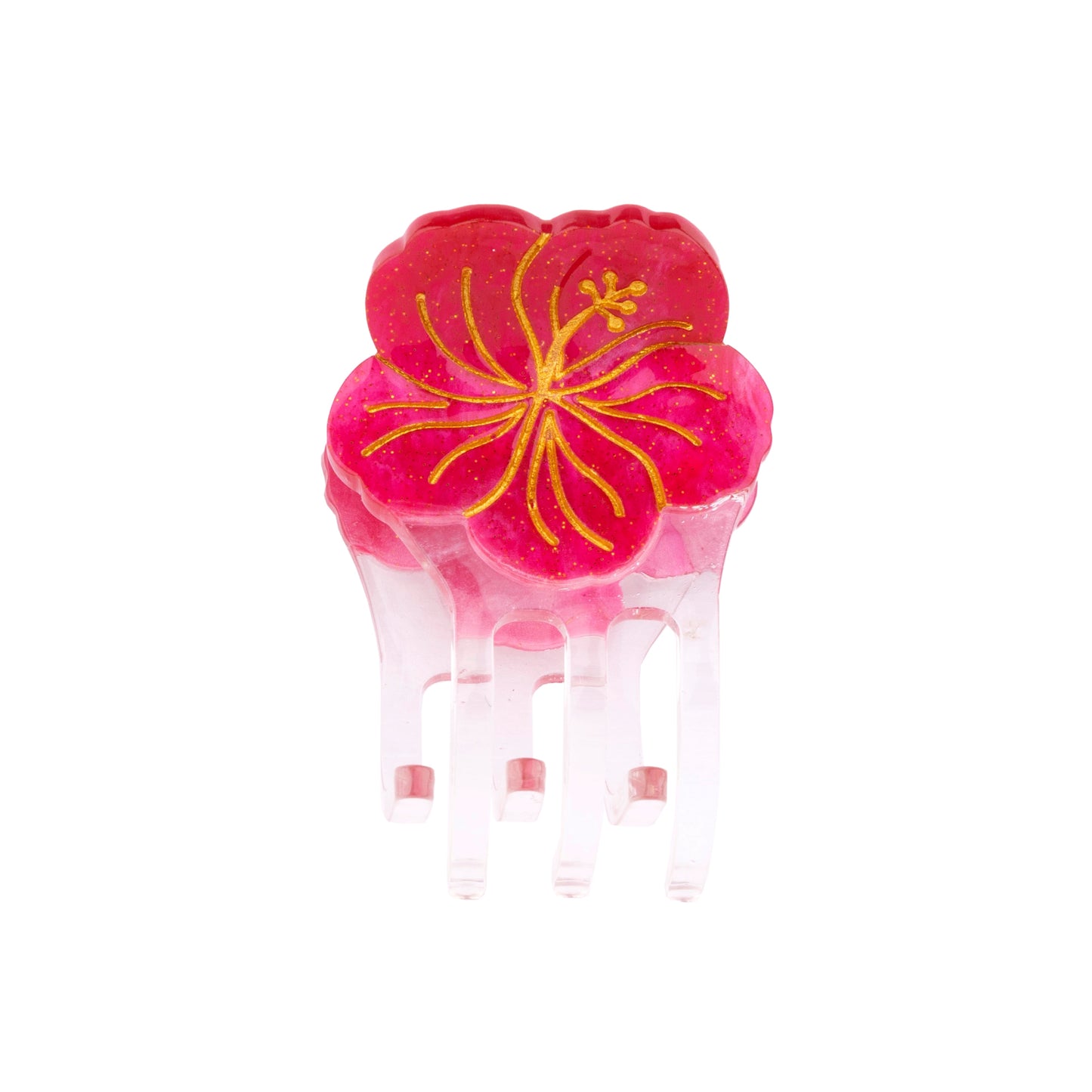 Mini pince à cheveux Hibiscus Coucou Suzette vue complémentaire 7