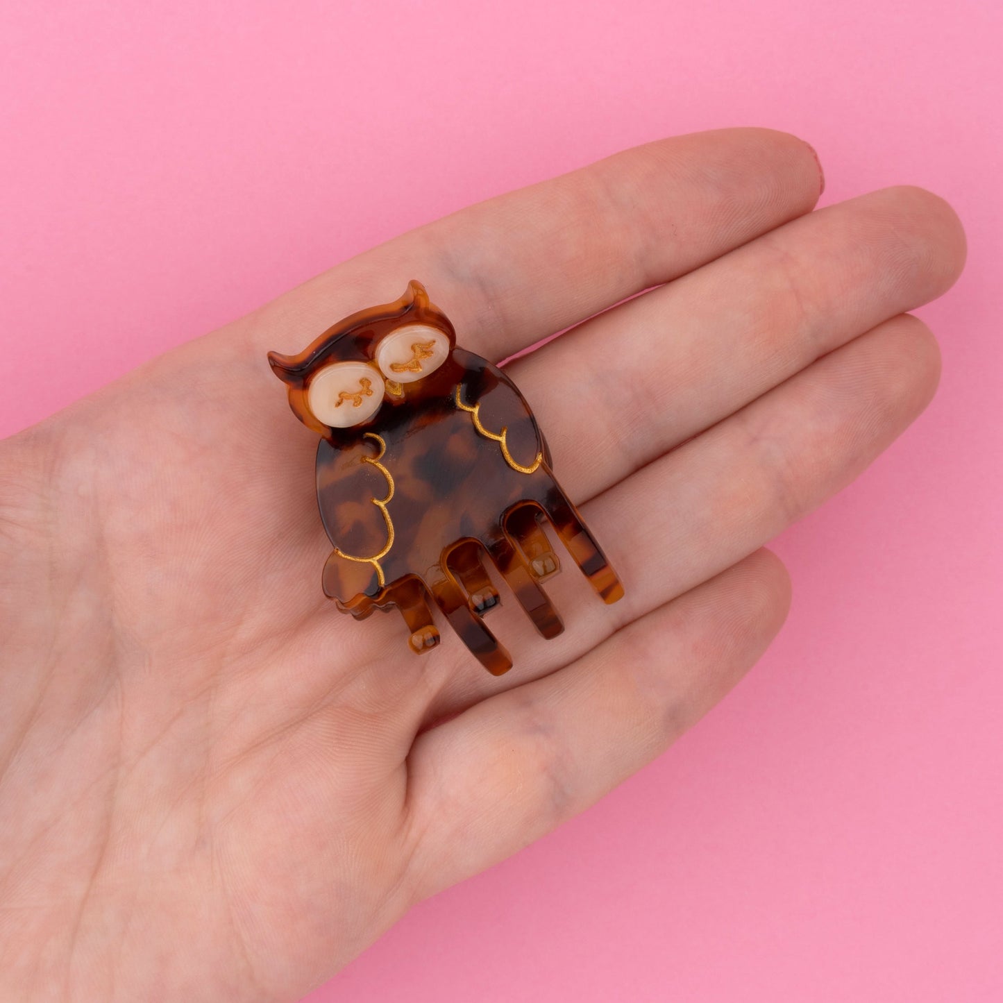 Mini pince à cheveux Hibou Coucou Suzette vue complémentaire 2