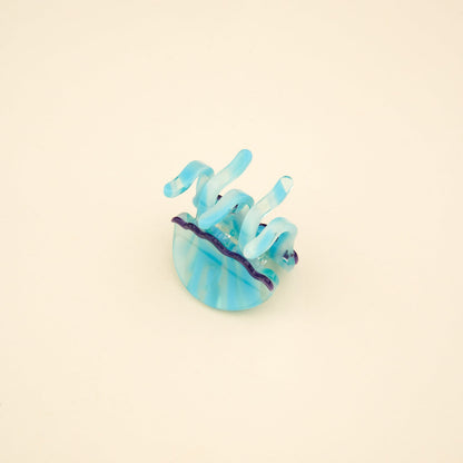 Mini pince à cheveux Méduse bleue Coucou Suzette – vue complémentaire 3