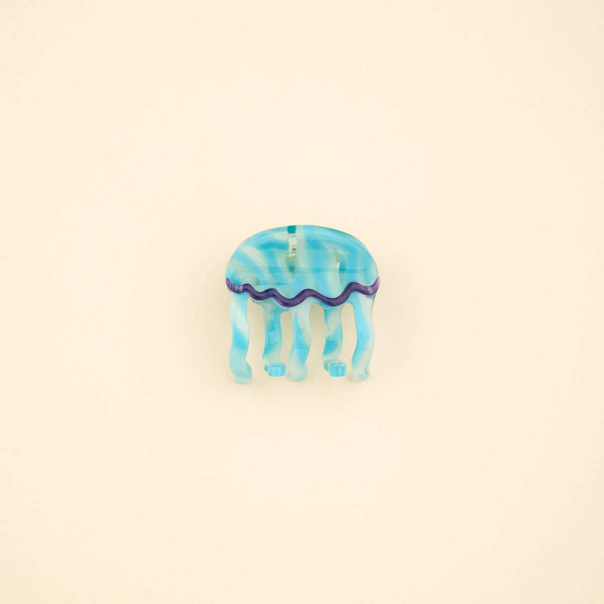 Mini pince à cheveux Méduse bleue Coucou Suzette – vue complémentaire 5