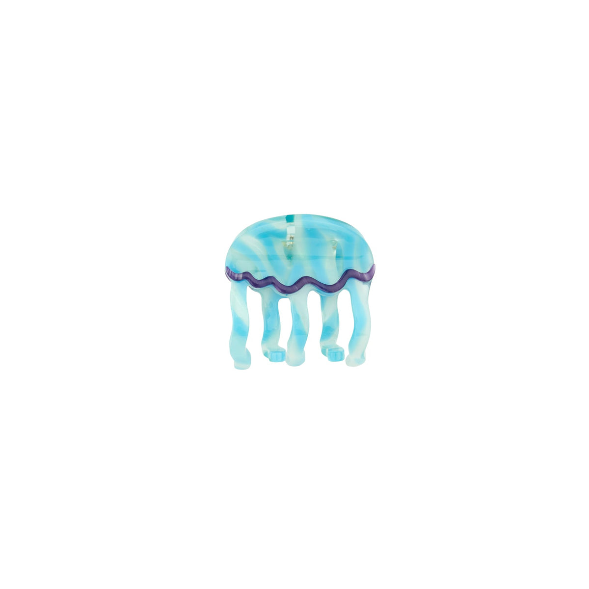 Mini pince à cheveux Méduse bleue Coucou Suzette – vue complémentaire 7