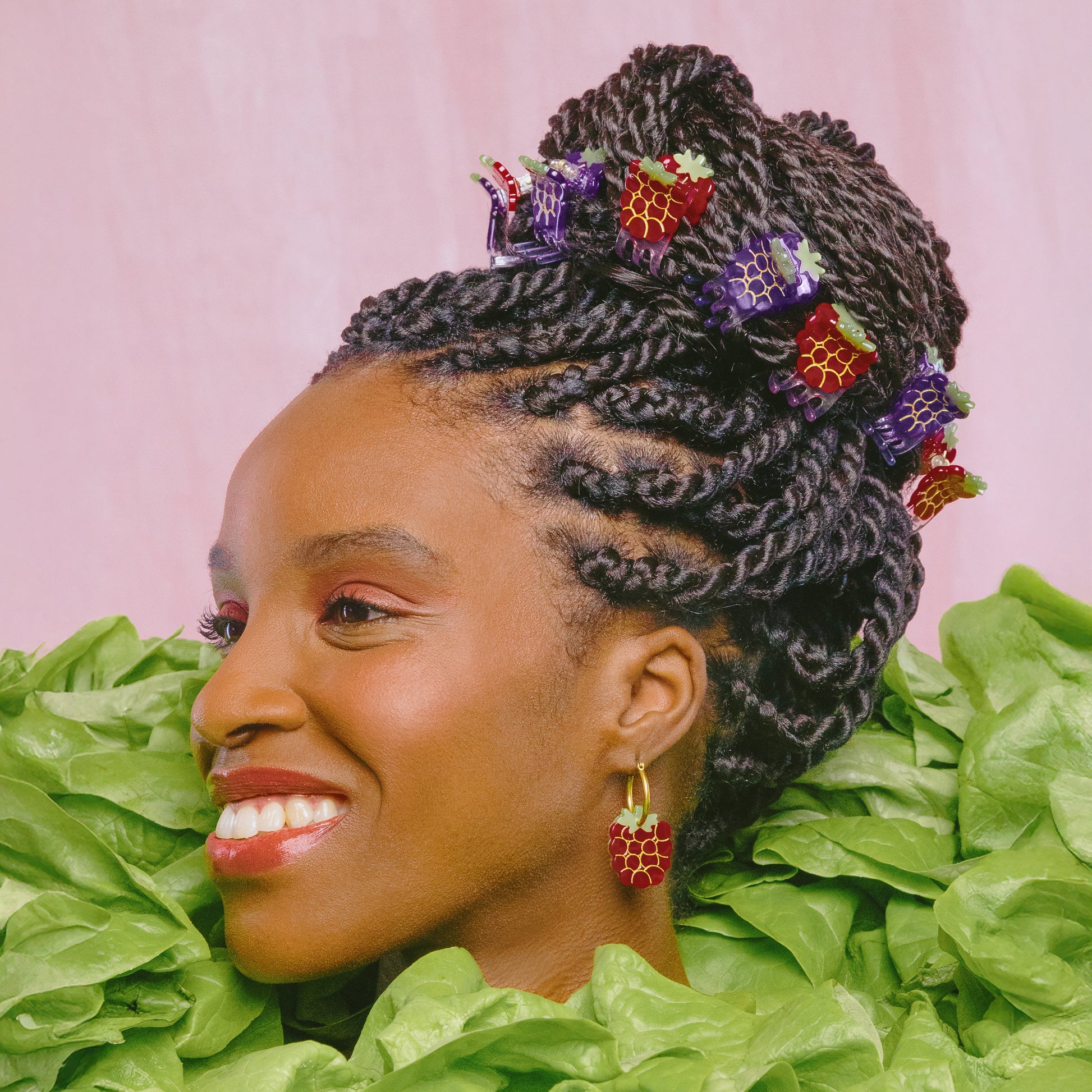Mini pince à cheveux Mûre Coucou Suzette vue complémentaire 3