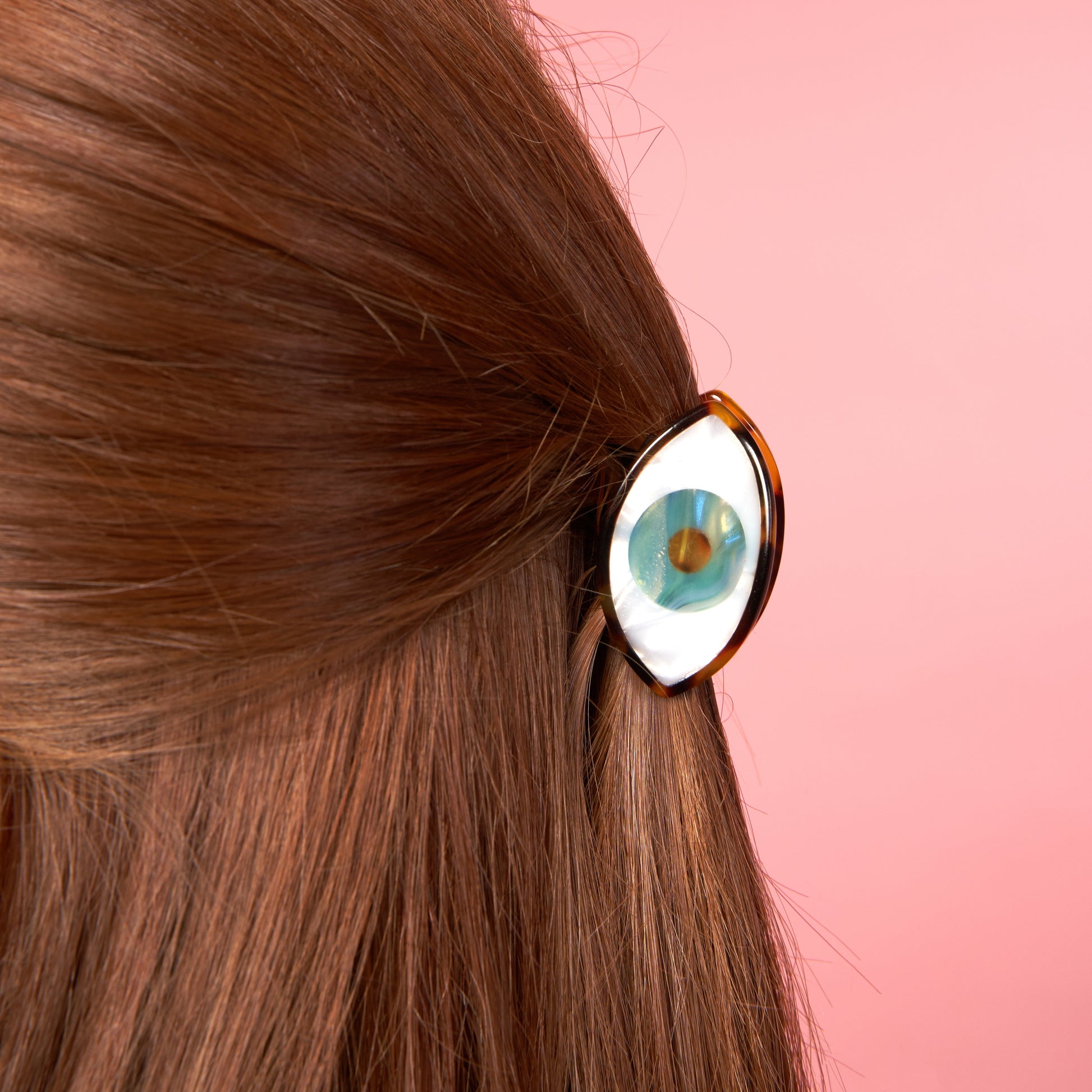 Mini pince à cheveux Oeil bleu Coucou Suzette vue produit