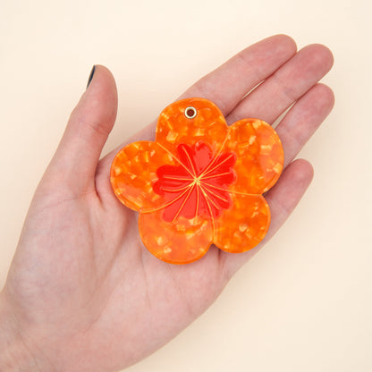 Miroir de poche Capucine orange Coucou Suzette – vue complémentaire 3