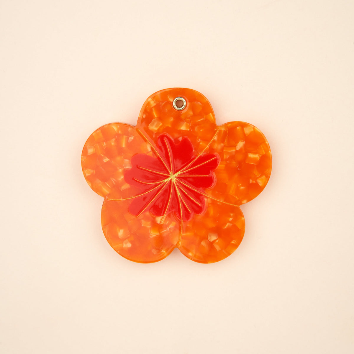 Miroir de poche Capucine orange Coucou Suzette – vue complémentaire 4