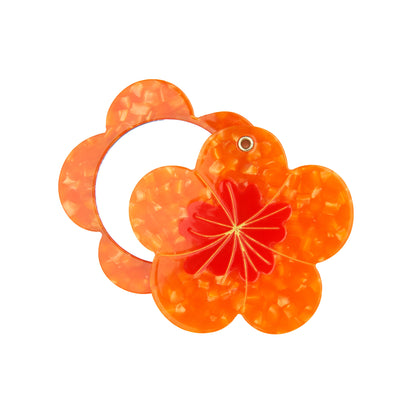 Miroir de poche Capucine orange Coucou Suzette – vue complémentaire 6