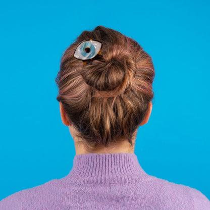 Pic à cheveux Oeil bleu Coucou Suzette vue produit
