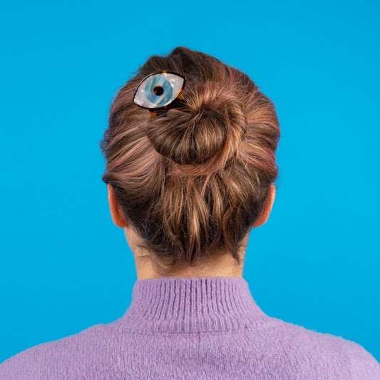 Pic à cheveux Oeil bleu Coucou Suzette vue produit