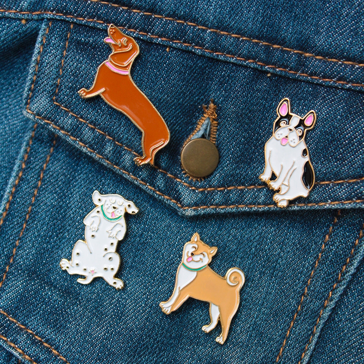 Pin's Teckel Coucou Suzette - vue 3