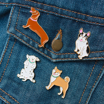 Pin's Teckel Coucou Suzette - vue 3