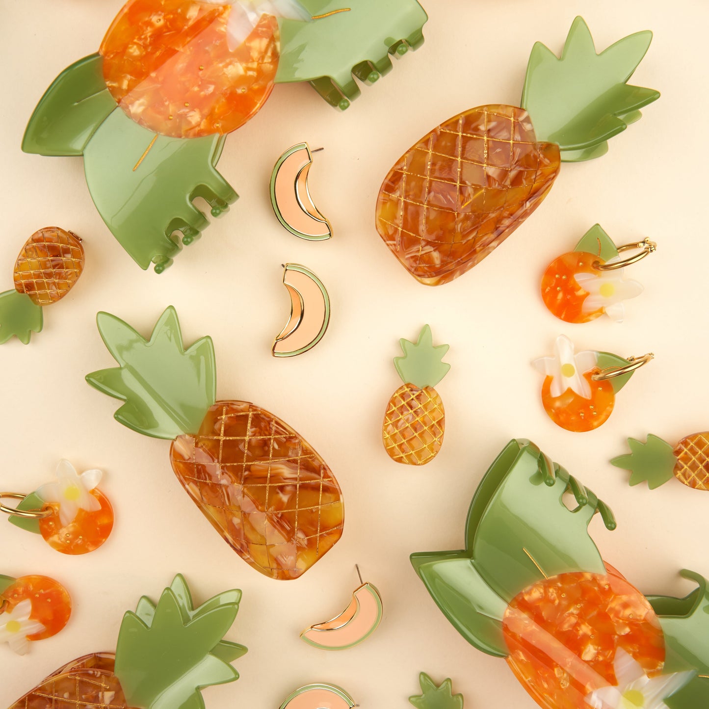 Pince à cheveux Ananas Coucou Suzette vue complémentaire 6