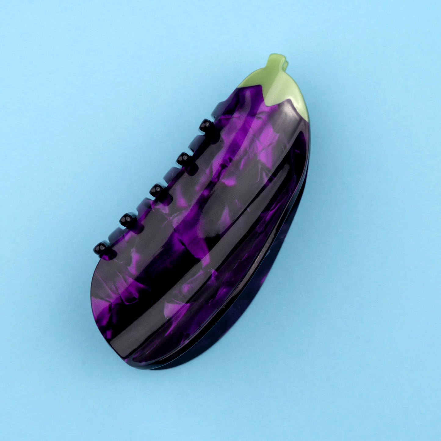 Pince à cheveux Aubergine Coucou Suzette vue produit