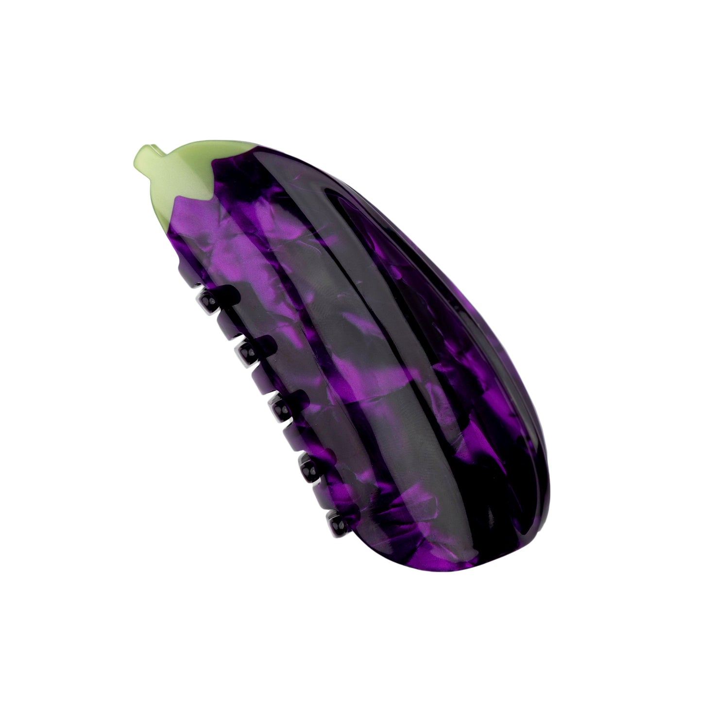 Pince à cheveux Aubergine Coucou Suzette vue complémentaire 7