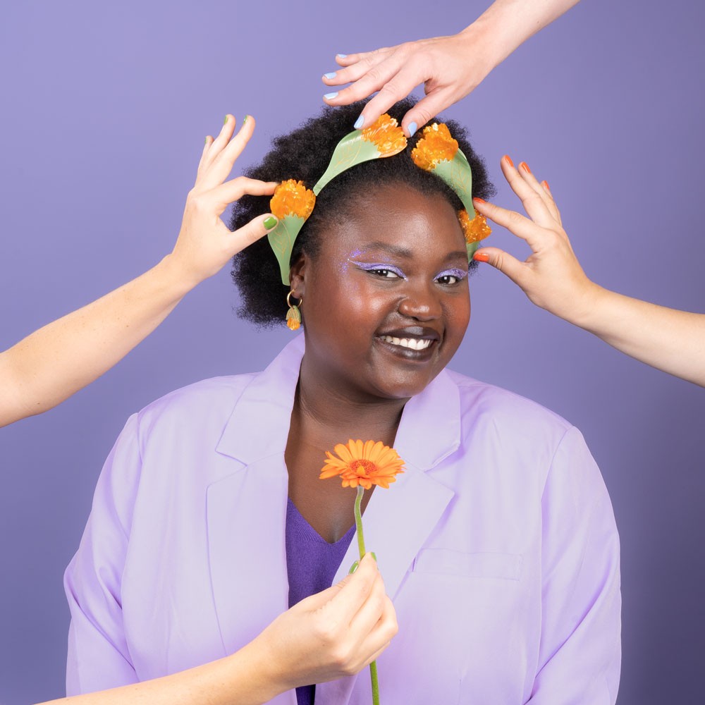 Pince à cheveux Calendula Coucou Suzette vue complémentaire 4