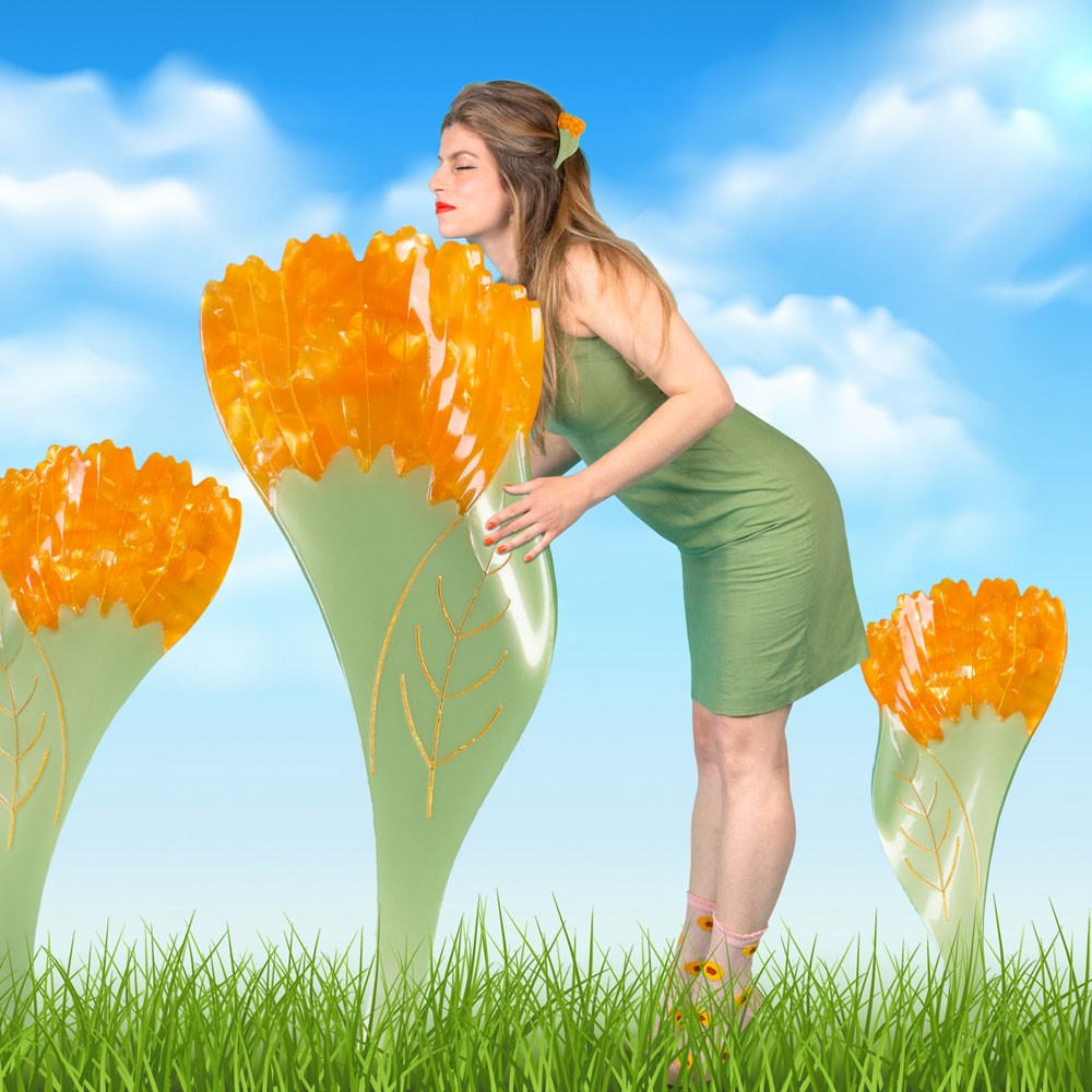 Pince à cheveux Calendula Coucou Suzette vue complémentaire 5