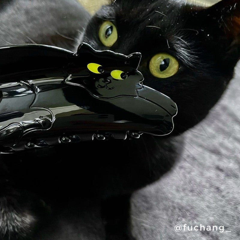 Pince à cheveux Chat noir Coucou Suzette vue complémentaire 3