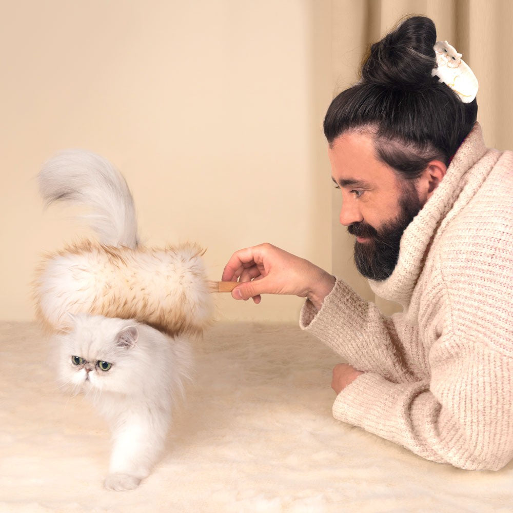 Pince à cheveux Chat persan: blanc Coucou Suzette vue complémentaire 4