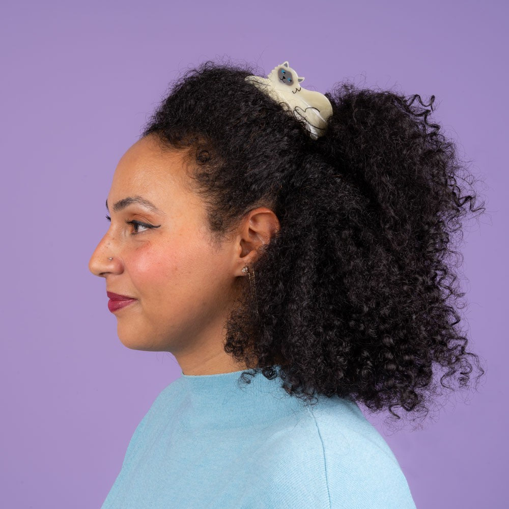 Pince à cheveux Chat siamois Coucou Suzette vue complémentaire 5