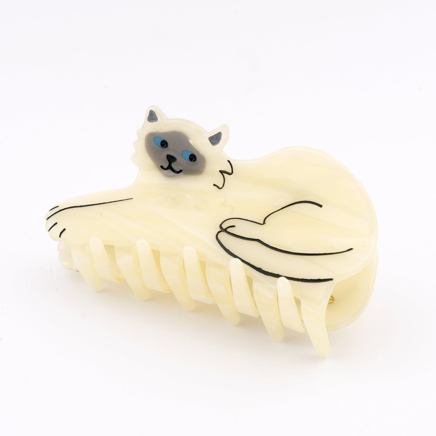 Pince à cheveux Chat siamois Coucou Suzette vue complémentaire 8