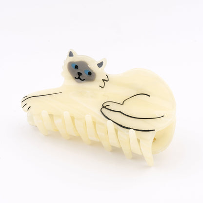 Pince à cheveux Chat siamois Coucou Suzette vue complémentaire 8