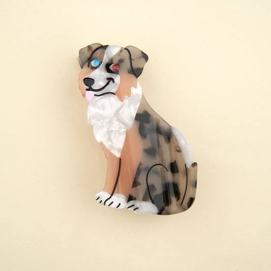 Pince à cheveux Chien Berger Australien Coucou Suzette vue produit