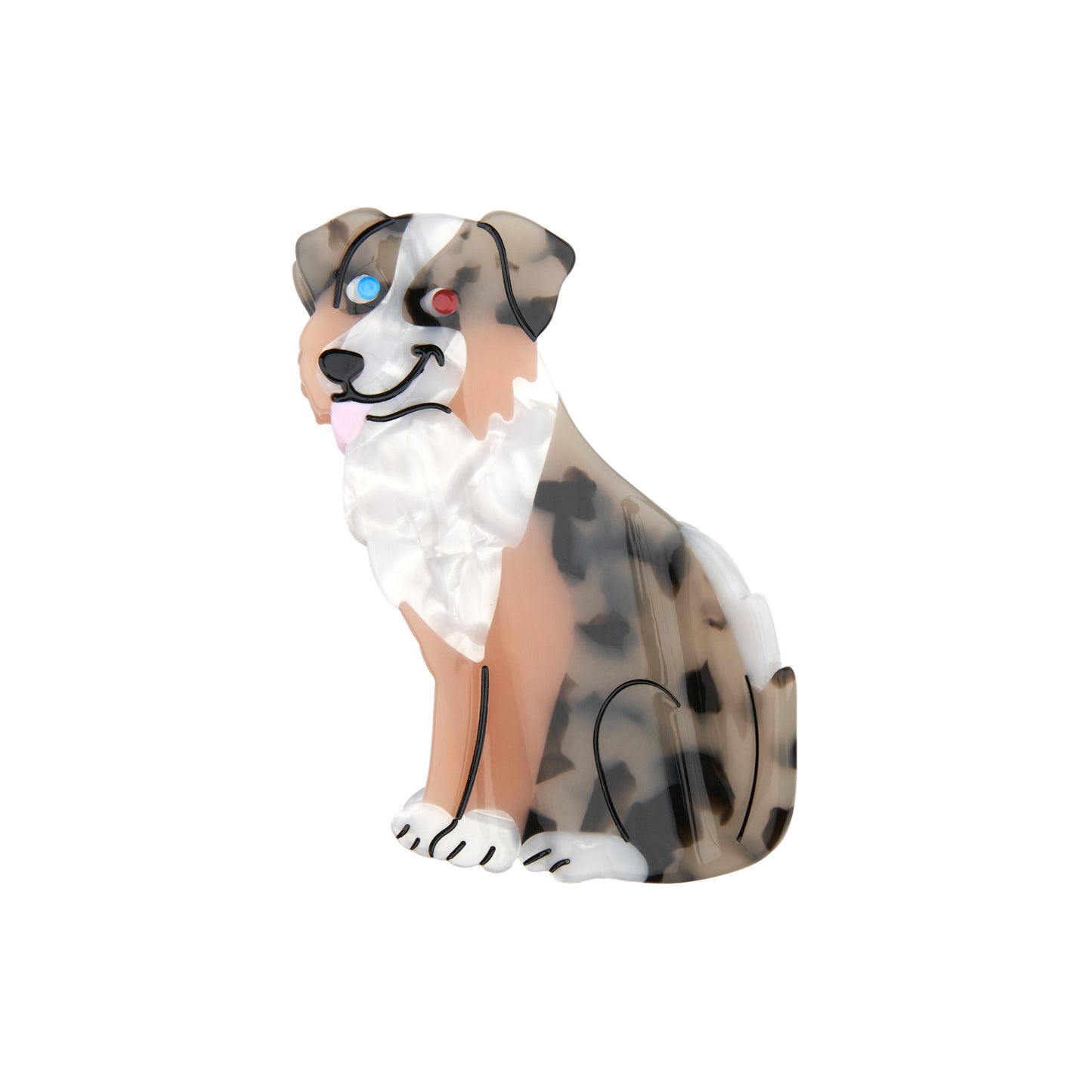 Pince à cheveux Chien Berger Australien Coucou Suzette vue complémentaire 3