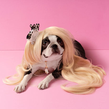 Pince à cheveux Chien Bouledog Coucou Suzette vue complémentaire