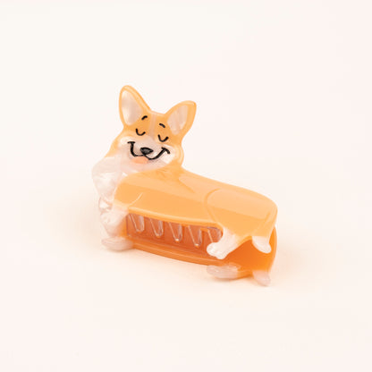 Pince à cheveux Chien Corgi Coucou Suzette vue complémentaire 2