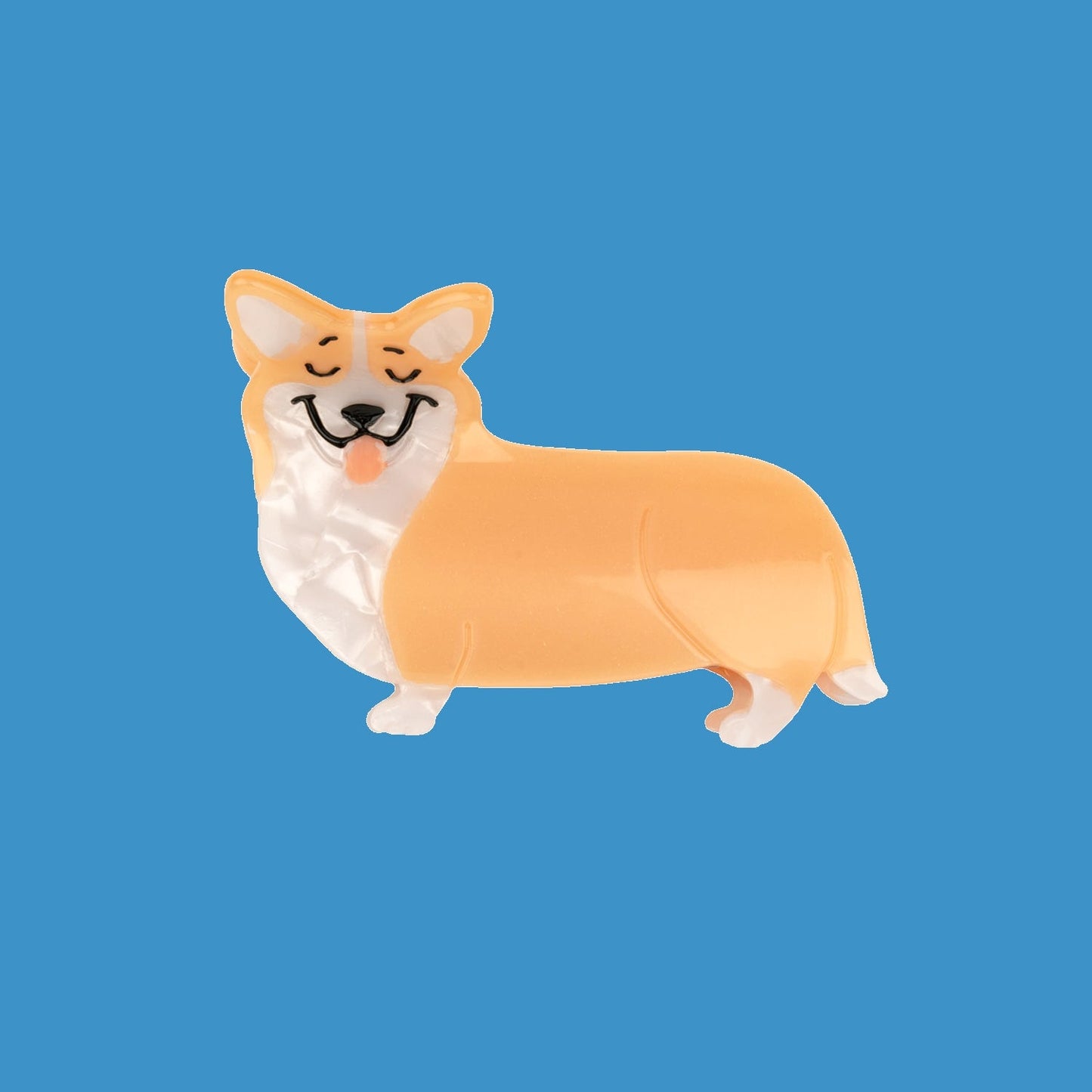 Pince à cheveux Chien Corgi Coucou Suzette vue complémentaire 4