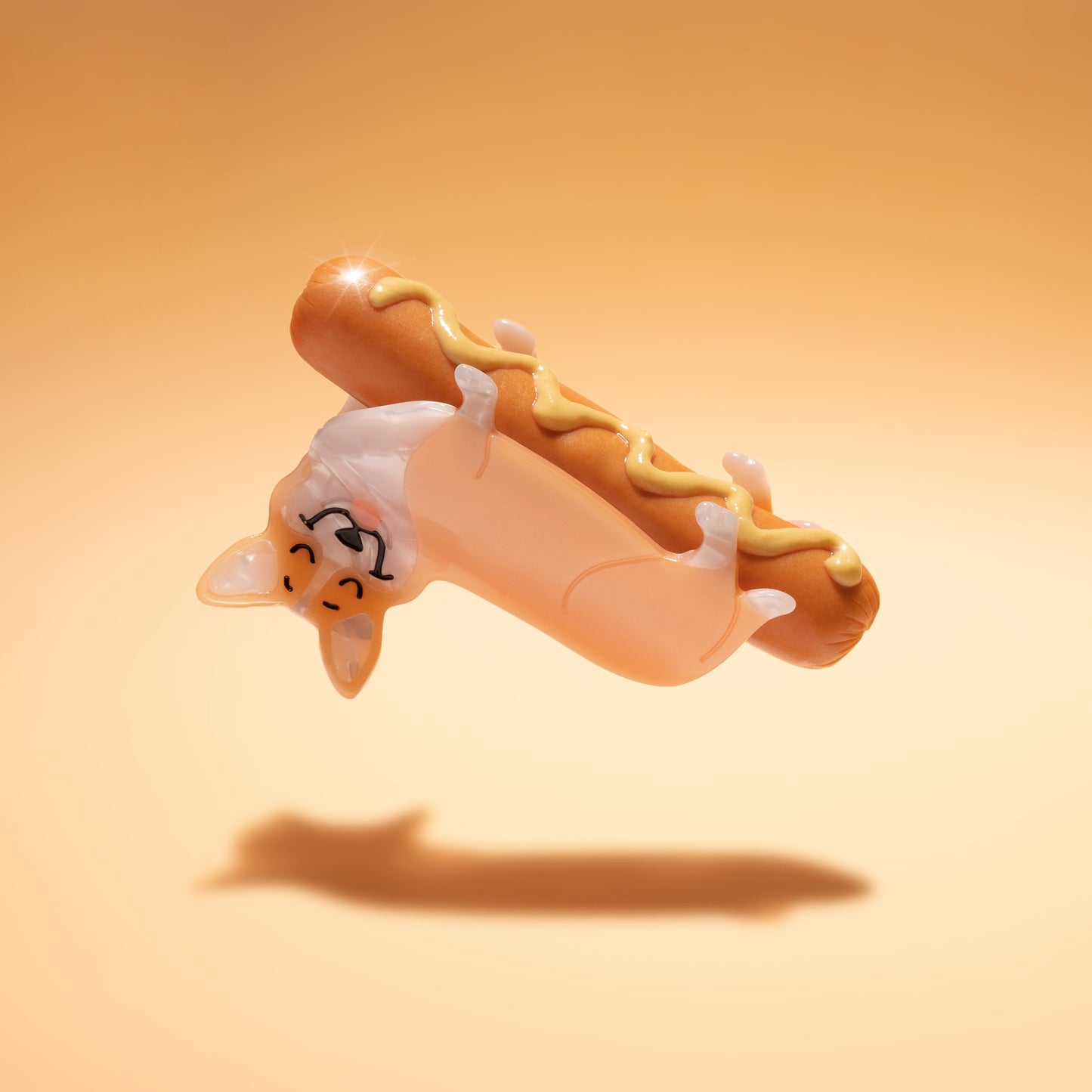 Pince à cheveux Chien Corgi Coucou Suzette vue complémentaire 5