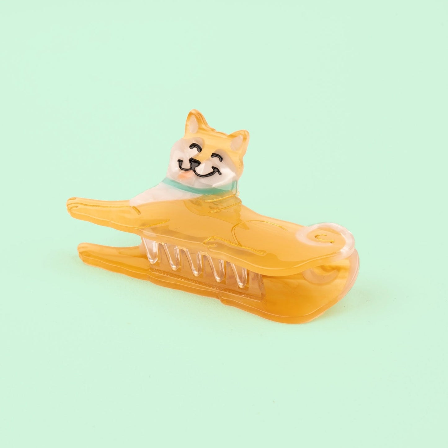Pince à cheveux Chien Shiba Coucou Suzette vue produit