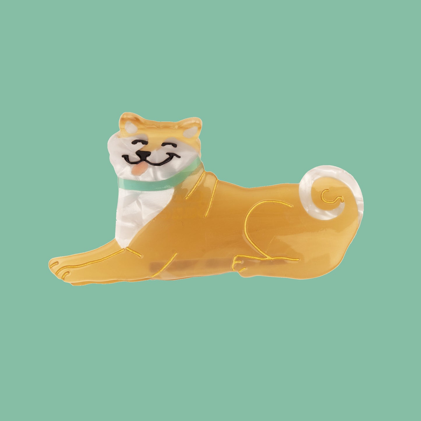 Pince à cheveux Chien Shiba Coucou Suzette vue complémentaire
