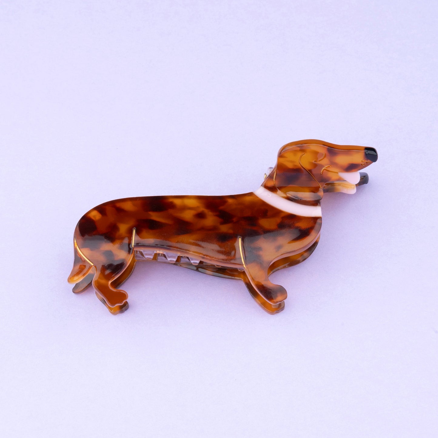 Pince à cheveux Chien Teckel Coucou Suzette vue produit