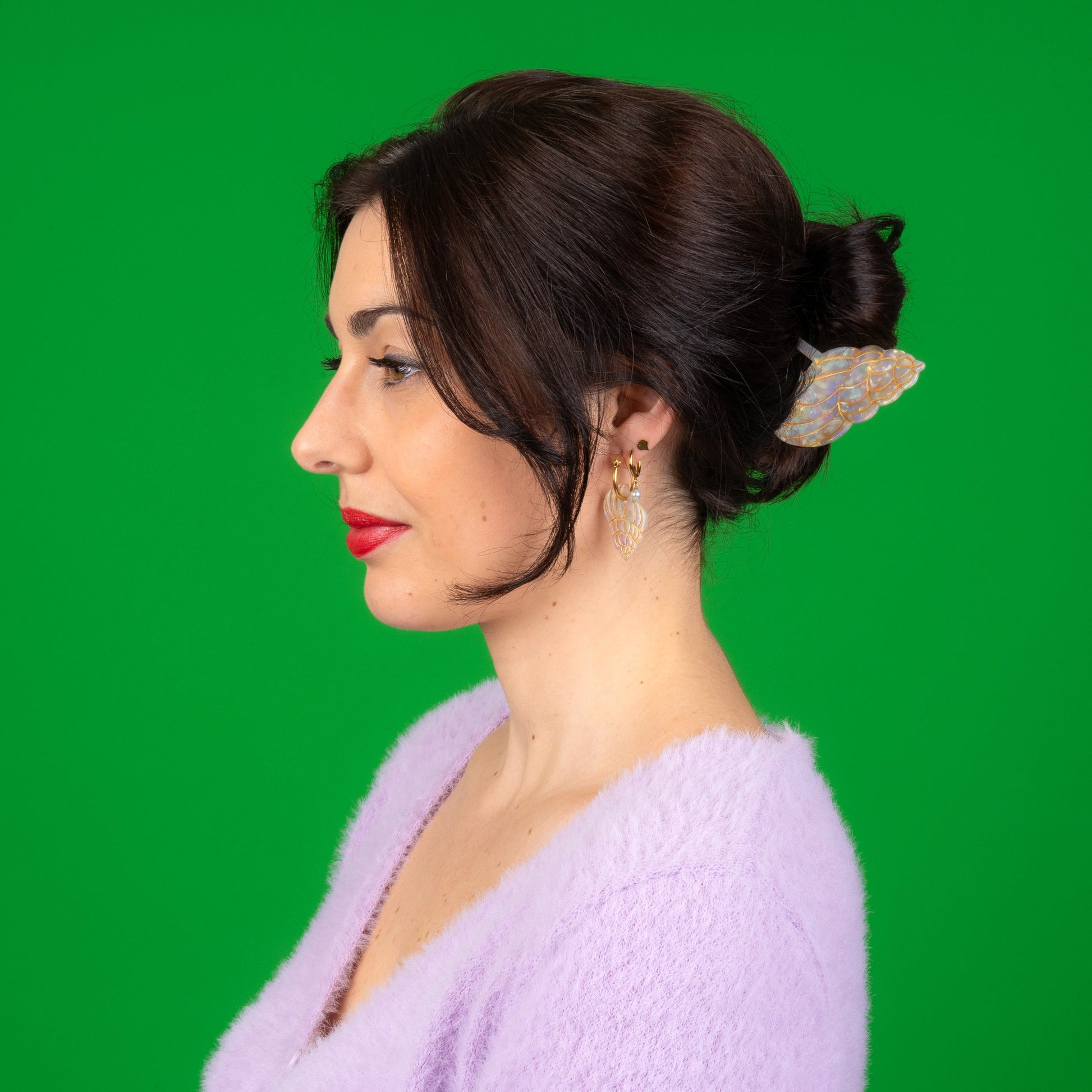 Pince à cheveux Coquillage Coucou Suzette vue complémentaire 5