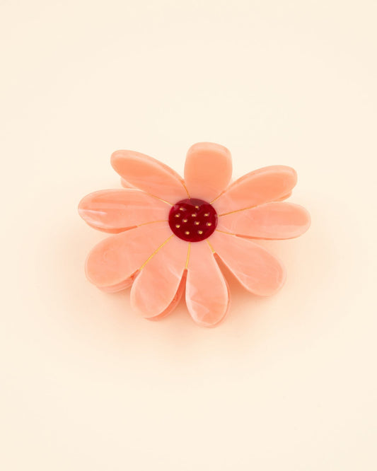 Pince à cheveux Fleur rose Coucou Suzette – vue principale