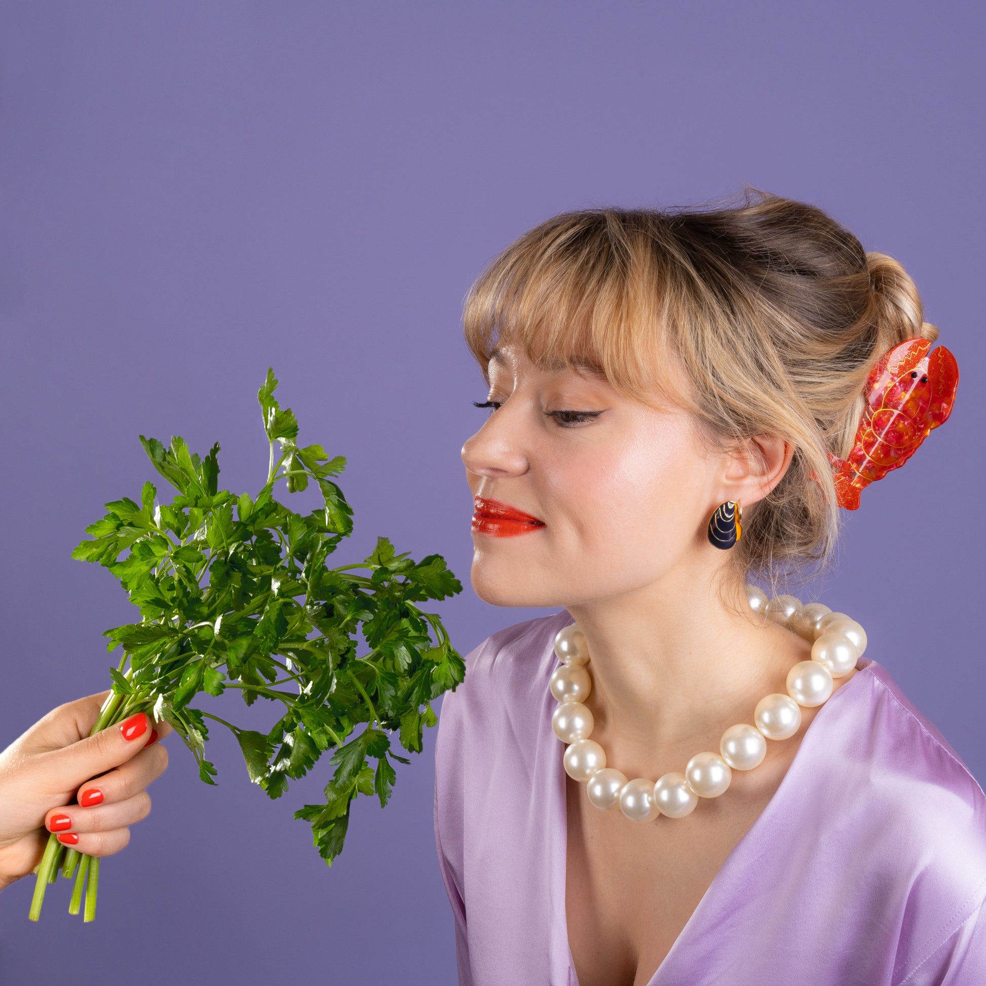 Pince à cheveux Homard Coucou Suzette vue complémentaire 2