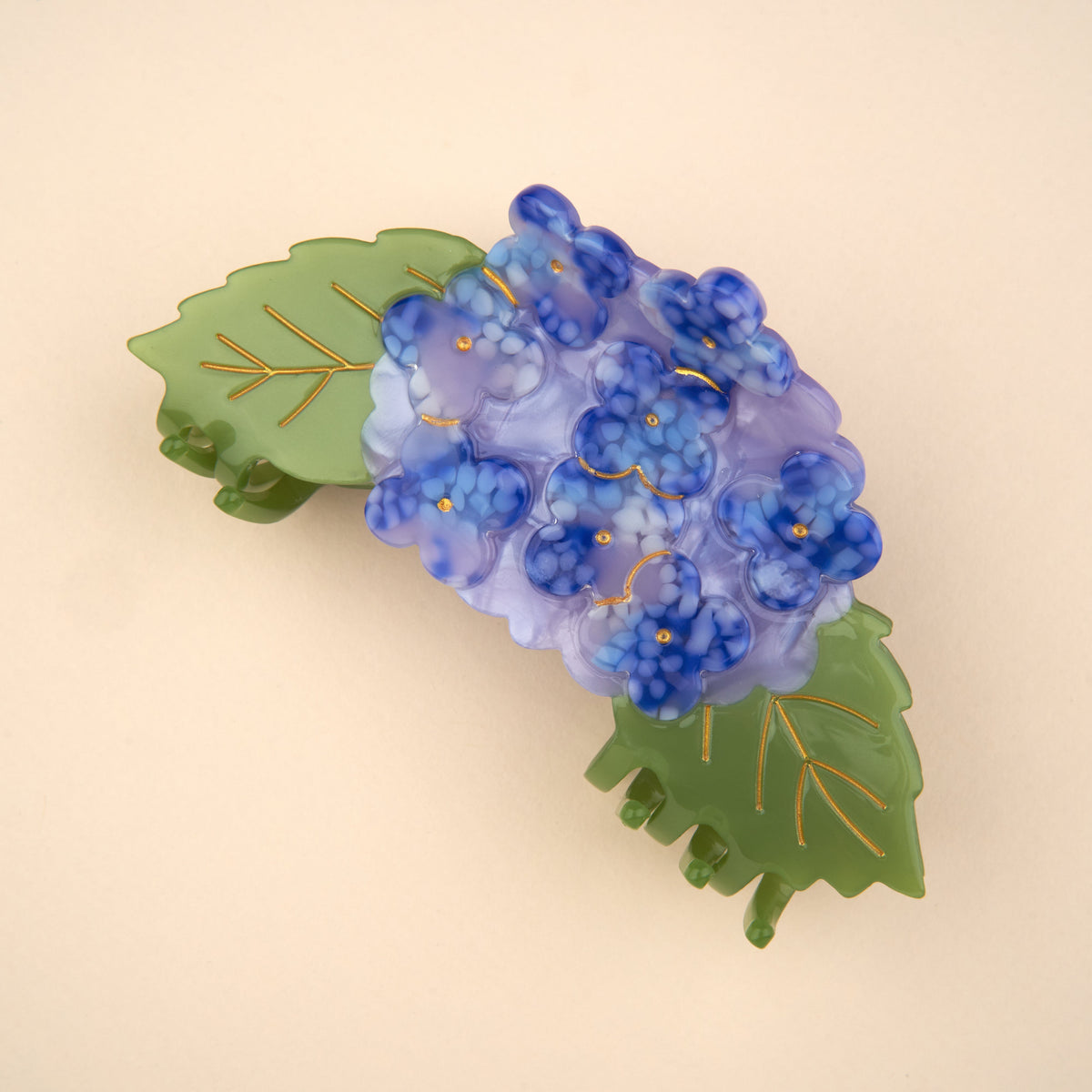 Pince à cheveux XL Hortensia Coucou Suzette – vue portée ou mise en situation