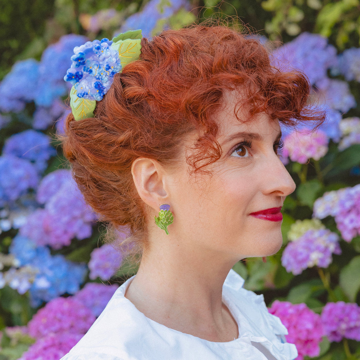 Pince à cheveux XL Hortensia Coucou Suzette – vue complémentaire 5
