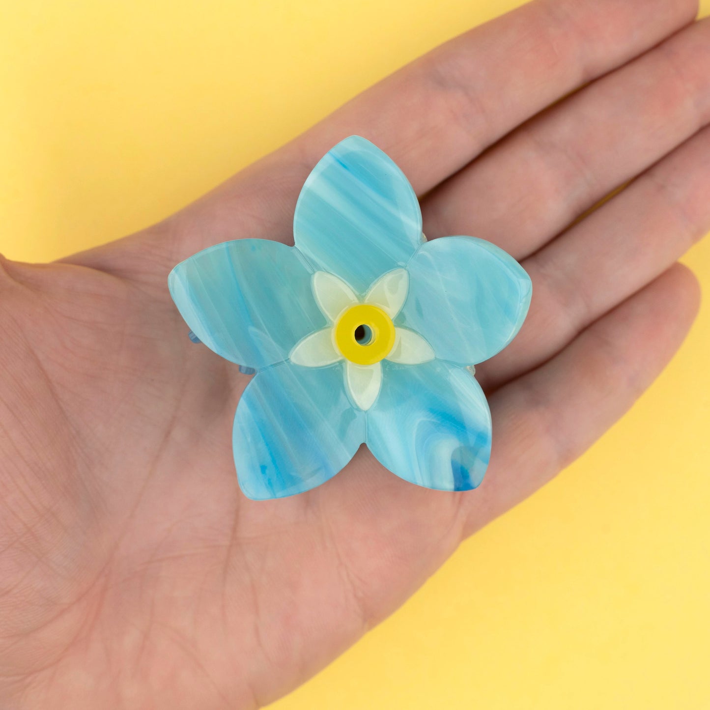 Pince à cheveux Myosotis Coucou Suzette vue produit