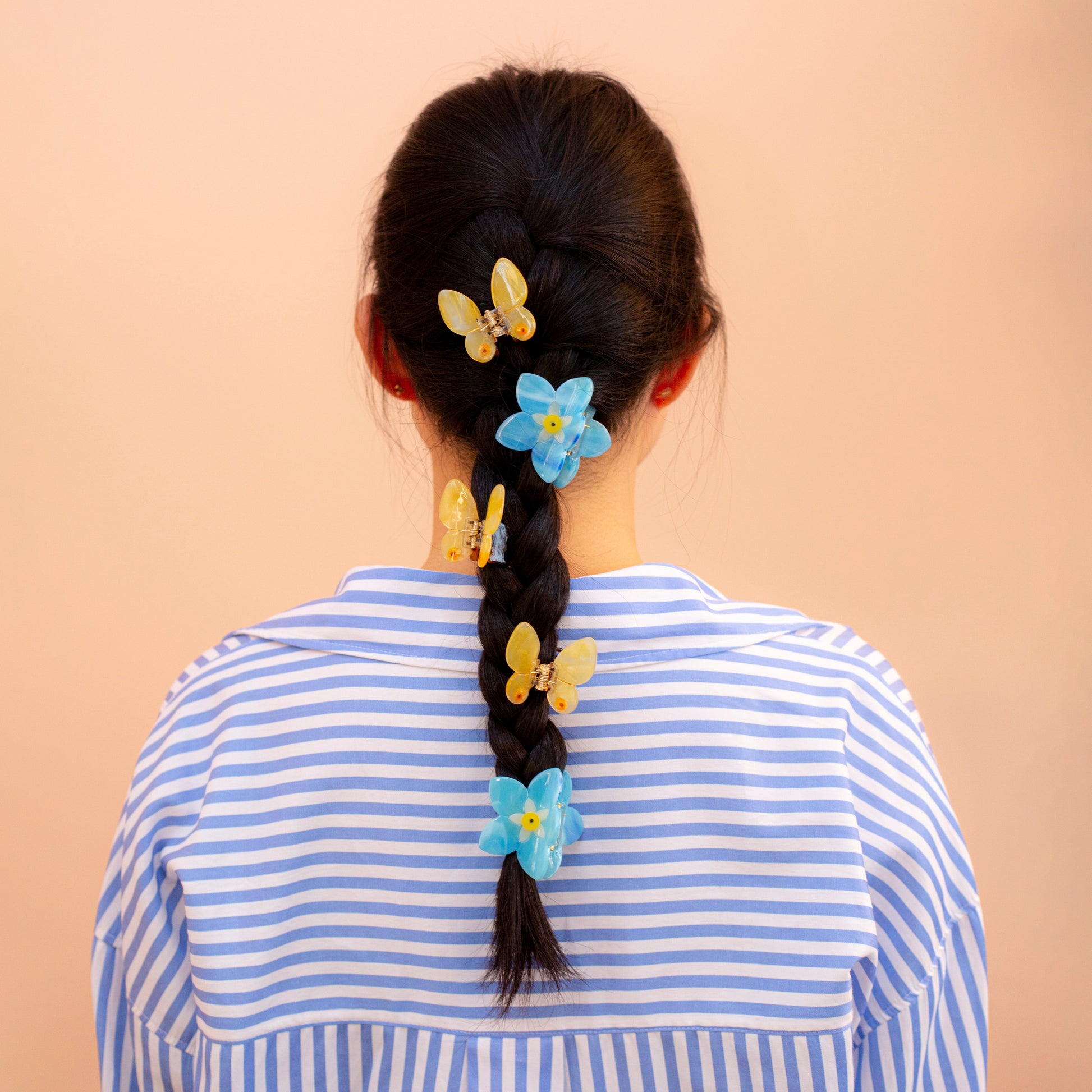 Pince à cheveux Myosotis Coucou Suzette vue complémentaire 3