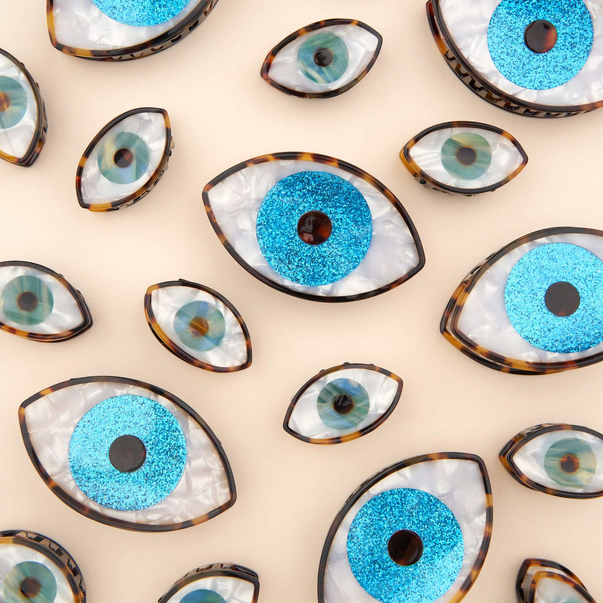 Pince à cheveux Oeil à paillettes Coucou Suzette vue complémentaire 4