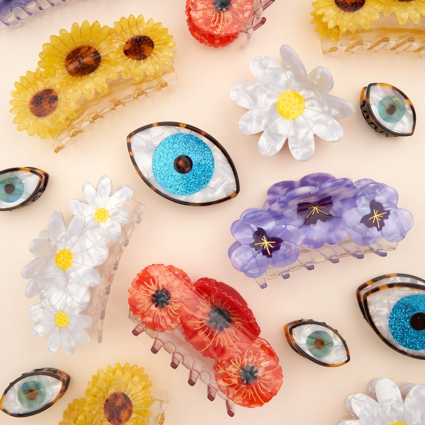 Pince à cheveux Oeil à paillettes Coucou Suzette vue complémentaire 6
