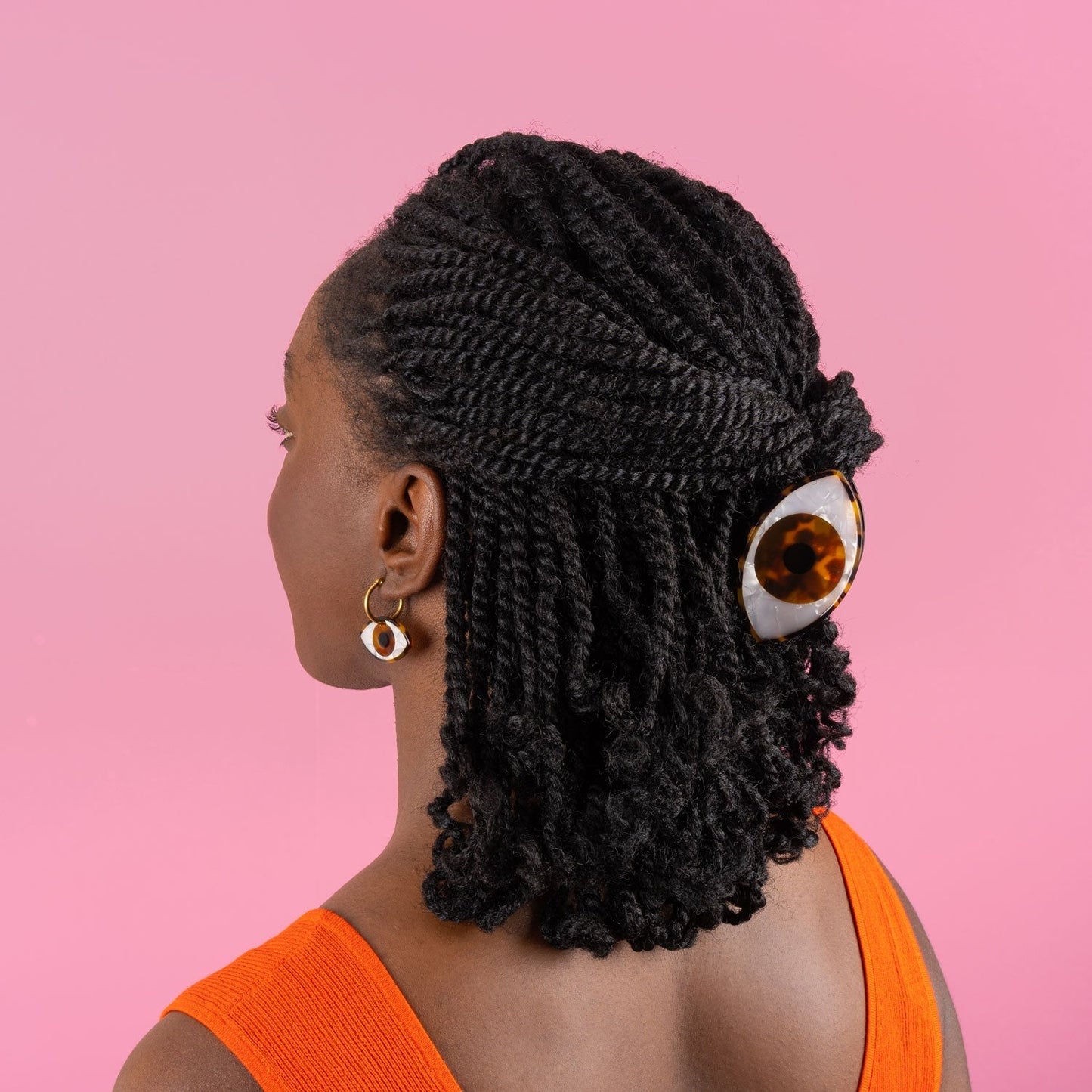 Pince à cheveux Oeil Coucou Suzette Oeil - Marron vue complémentaire 2