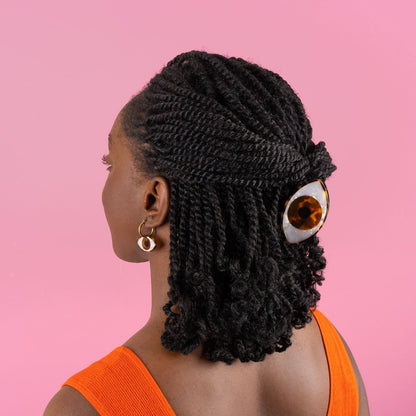 Pince à cheveux Oeil Coucou Suzette Oeil - Marron vue complémentaire 2
