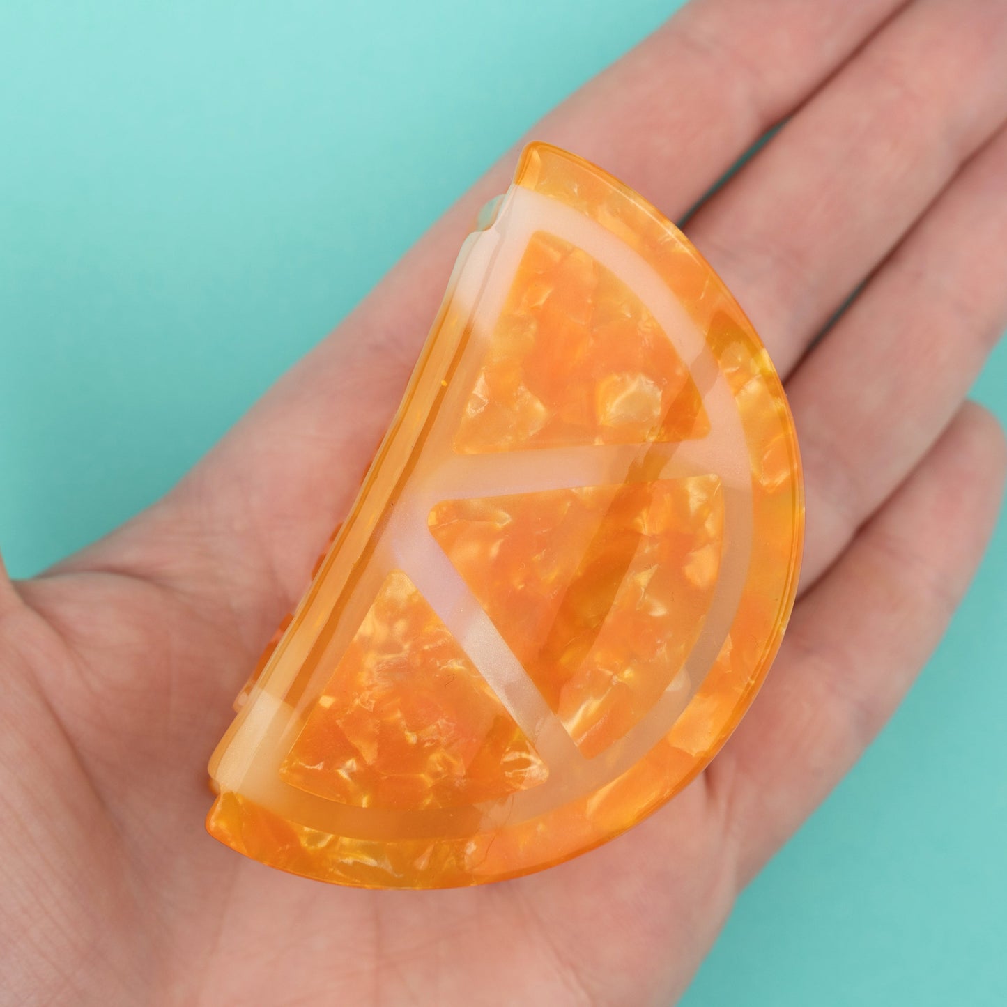 Pince à cheveux Orange Coucou Suzette vue complémentaire 2