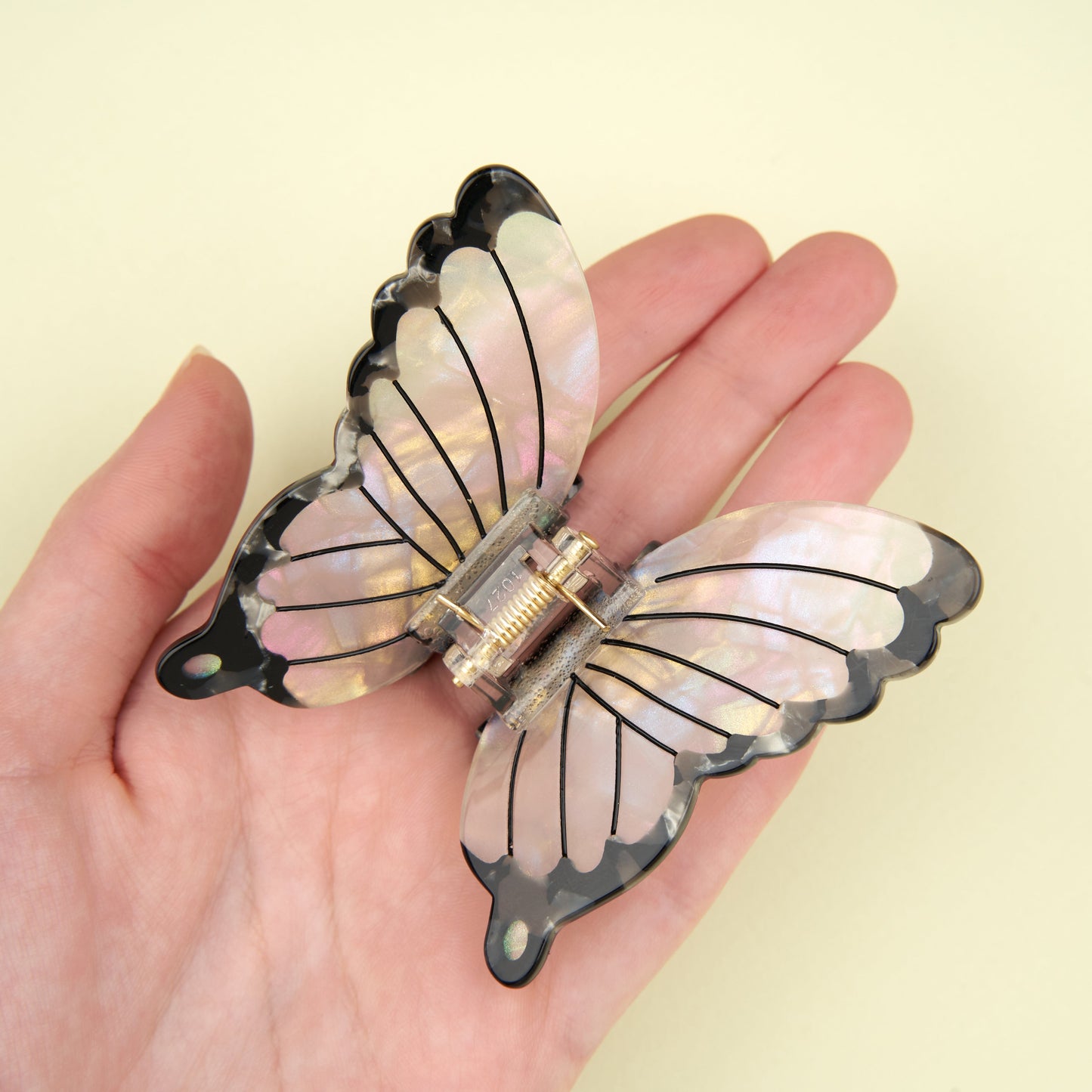Pince à cheveux Papillon blanc Coucou Suzette vue complémentaire 2