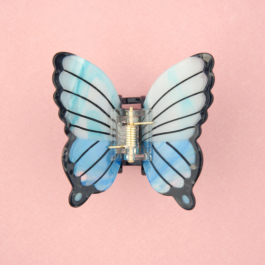 Pince à cheveux Papillon bleu Coucou Suzette vue produit