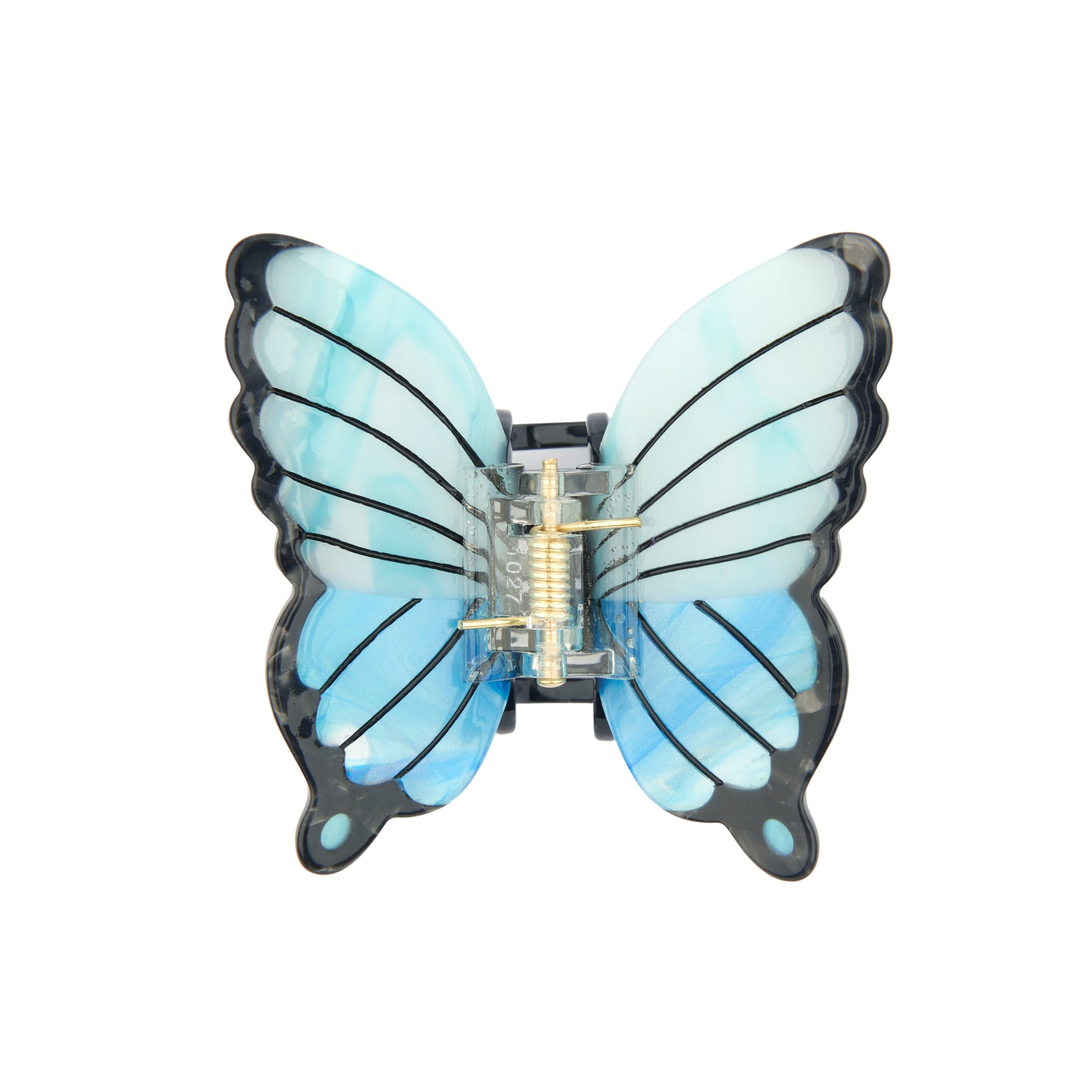 Pince à cheveux Papillon bleu Coucou Suzette vue complémentaire