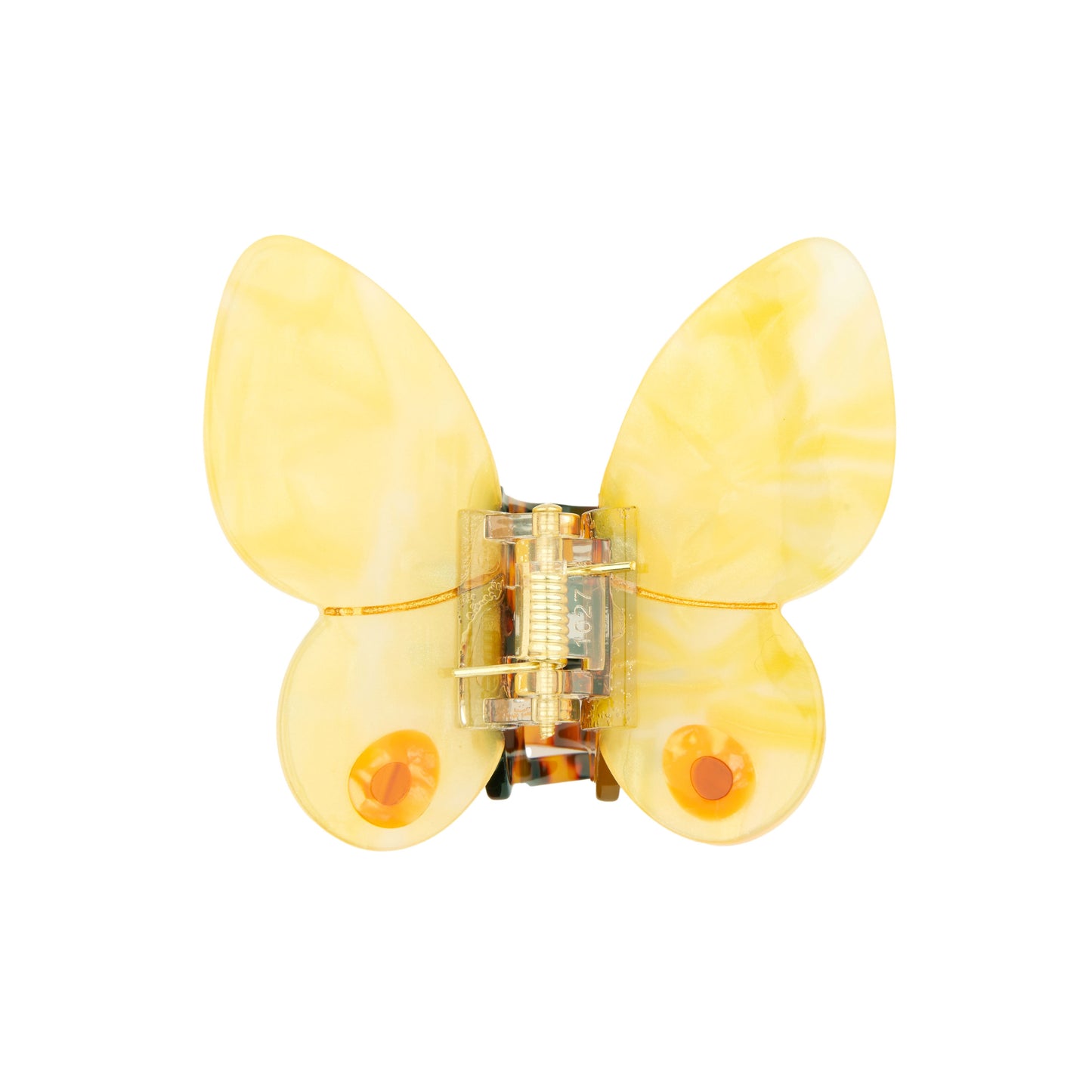 Pince à cheveux Papillon jaune Coucou Suzette vue complémentaire